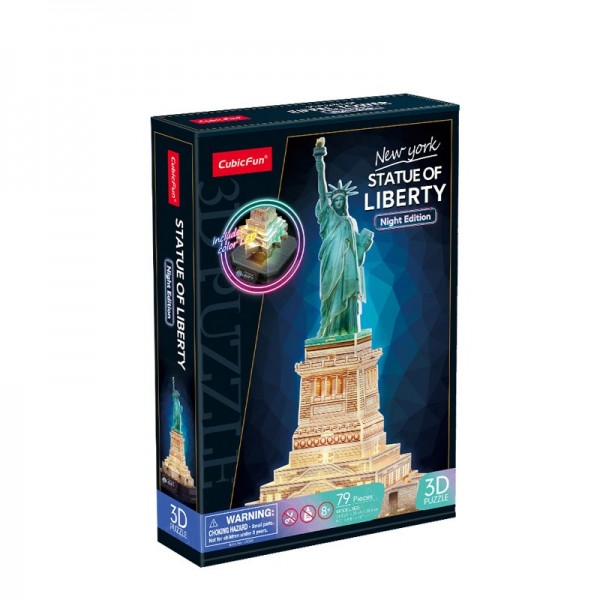 Puzzle 3D LED Statua Wolności (wersja ...
