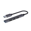 SAVIO Hub AK-70 USB-A - 3 × USB-A 2.0, 1 × USB-A 3.1 GEN 1, 4 in 1, 5 Gbps