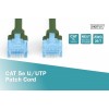 Patch cord U/UTP kat.5e PVC 5m zielony
