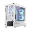 Fractal Design | Pop Mini Air RGB | Side window | White TG Clear Tint | mATX, Mini ITX | Power supply included No | ATX