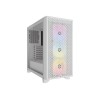 Corsair | RGB Tempered Glass PC Case | 3000D | Side window | White | Mid-Tower | Power supply included No