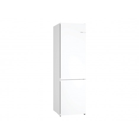 Bosch | KGN392WDF Series 4 | Refrigerator | Energy efficiency class D | Free standing | Combi | Height 203 cm | No Frost system | Fridge net capacity 260 L | Freezer net capacity 103 L | 35 dB | White