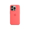 Apple | Silicone Case with MagSafe | Case with MagSafe | Apple | iPhone 15 Pro | Silicone | Guava