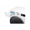 LG | F2DR509S1W | Washing machine with dryer | Energy efficiency class A | Front loading | Washing capacity 	9 kg | 1200 RPM | Depth 47.5 cm | Width 60 cm | Display | Rotary knob + LED | Drying system | Drying capacity 5 kg | Steam function | Direct drive