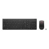 Lenovo | Essential Wireless Combo Keyboard and Mouse Gen2 | Keyboard and Mouse Set | 2.4 GHz | NORD | Black