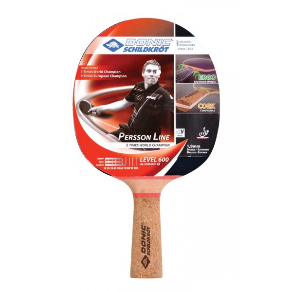 Racket, ping pong paddle Donic Persson ...