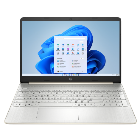 HP 15s-fq2619nw i3-1115G4 Notebook 39.6 cm (15.6") Full HD Intel® Core™ i3 16 GB DDR4-SDRAM 512 GB SSD Wi-Fi 5 (802.11ac) Windows 11 Home Gold