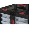 Toolbox KETER Stack'N'Roll (17210831/253380) with 3 organizers Black