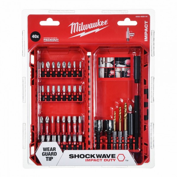SHOCKWAVE bit/bit+drill+shank set 40 items 4932492004 ...