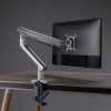 Desk mount for monitor LED/LCD 17-32" ART L-19GD gas assistance 2-9 kg 2x USB 3.0 White