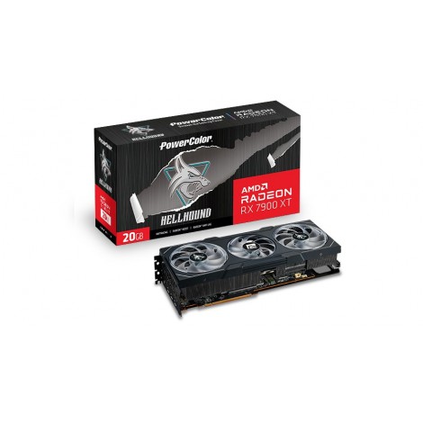 PowerColor Hellhound RX 7900 XT 20G-L/OC graphics card AMD Radeon RX 7900 XT 20 GB GDDR6