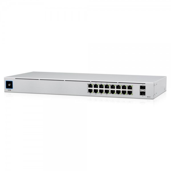 Switch|UBIQUITI|USW-16-POE|Type L2|Desktop/pedestal|Rack|16x10Base-T / 100Base-TX / 1000Base-T|2xSFP|PoE ...