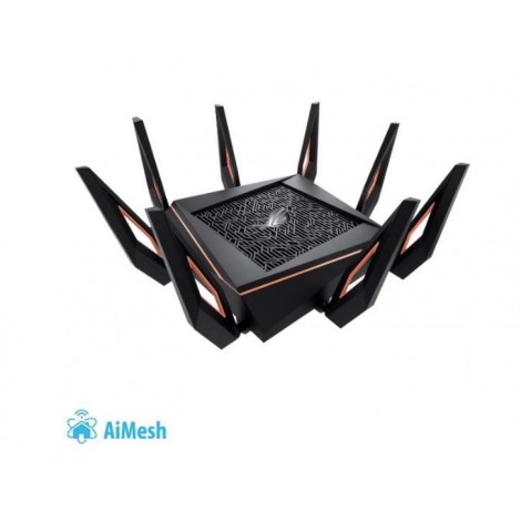 Wireless Router|ASUS|Wireless Router|11000 Mbps|IEEE 802.11ac|IEEE 802.11ax|USB 3.1|1 WAN|4x10/100/1000M|Number of antennas 8|GT-AX11000
