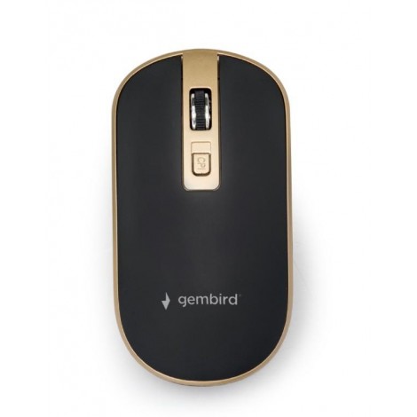 MOUSE USB OPTICAL WRL BLACK/GOLD MUSW-4B-06-BG GEMBIRD