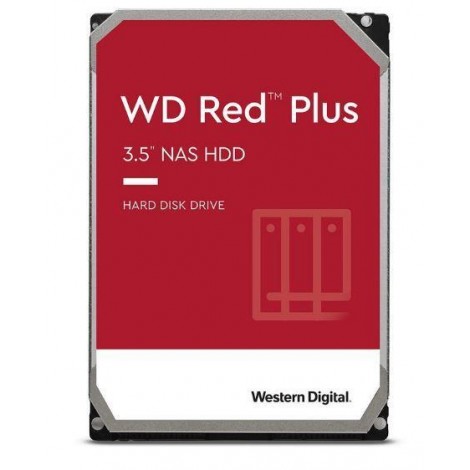 HDD|WESTERN DIGITAL|Red Plus|2TB|SATA|64 MB|5400 rpm|3,5