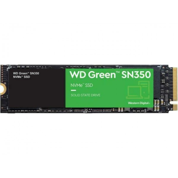 SSD|WESTERN DIGITAL|Green SN350|2TB|M.2|PCIE|NVMe|QLC|Write speed 3000 MBytes/sec|Read ...