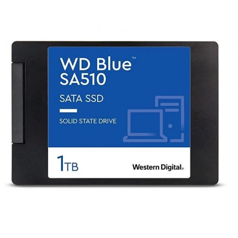 SSD|WESTERN DIGITAL|Blue SA510|1TB|SATA 3.0|Write speed 510 MBytes/sec|Read speed 560 MBytes/sec|2,5