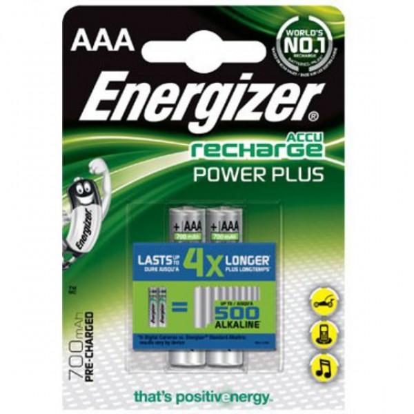 Energizer AAA/HR03, 700 mAh, Rechargeable Accu ...