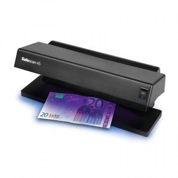 SAFESCAN 45 UV Counterfeit detector Black, ...