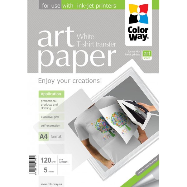 ColorWay ART Photo Paper T-shirt transfer ...