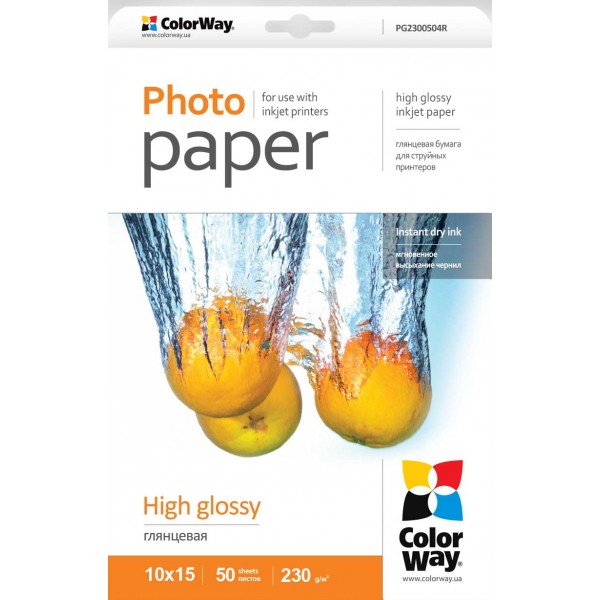ColorWay A4, High Glossy Photo Paper, ...