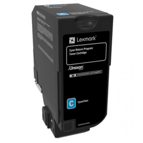 Lexmark Lexmark High Capacity Cyan Return Programme 84C2HC0 Toner Cartridge Lexmark