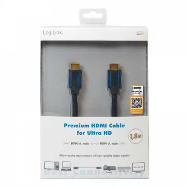 Logilink Premium HDMI Cable for Ultra ...