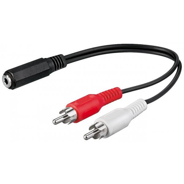 Goobay Audio cable adapter, 3.5 mm ...
