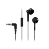 Panasonic Headphones RP-TCM55E-K Wired, In-ear, Microphone, 3.5 mm, Black