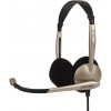 Koss Headphones CS100USB Wired, On-Ear, Microphone, USB Type-A, Noise canceling, Gold