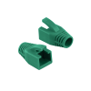 Logilink Modular RJ45 Plug Cable Boot 8mm green, 50pcs