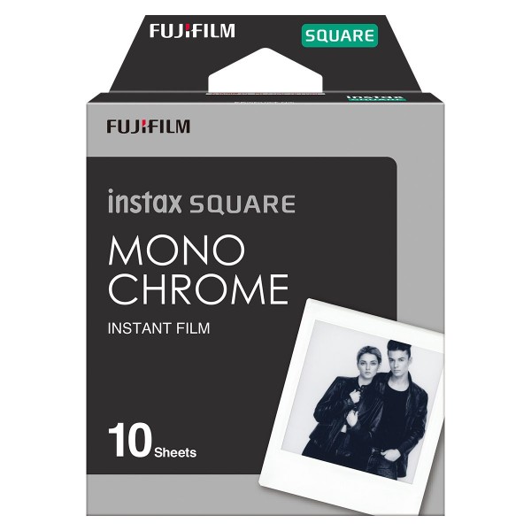 Fujifilm Instax Square Monochrome (10pl) Instant ...