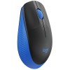 Logitech Full size Mouse M190 	Wireless, Blue, USB