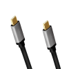 Logilink CUA0106 USB 2.0 Type-C cable USB 2.0 Type-C, USB-C (male), USB-C (male), Black/Grey, 1.5 m