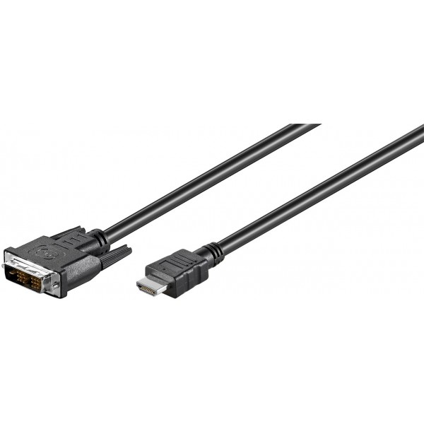 Goobay DVI-D/HDMI cable, nickel plated  ...