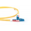 Digitus FO Patch Cord, Duplex, LC to LC SM OS2 09/125 µ, 1 m