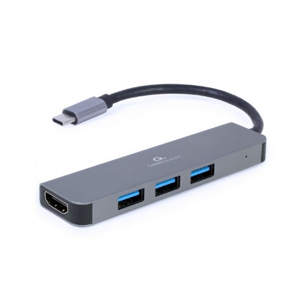Cablexpert USB Type-C 2-in-1 multi-port adapter ...