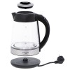 Adler Kettle AD 1285 Electric, 2200 W, 1.7 L, Glass/Stainless steel, 360° rotational base, Grey