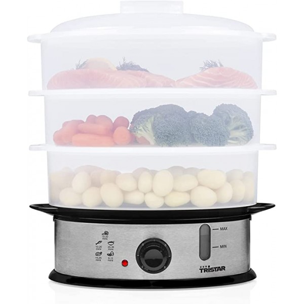 Tristar Food Steamer VS-3914 Silver, 1200 ...