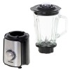 Mesko Blender MS 4080 Tabletop, 600 W, Jar material Glass, Jar capacity 1.5 L, Ice crushing, Black/Silver