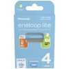 Panasonic Rechargeable Batteries ENELOOP Lite BK-4LCCE/4BE AAA, 550 mAh, 4 pc(s)