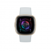Fitbit Sense 2 Smart watch, NFC, GPS (satellite), AMOLED, Touchscreen, Heart rate monitor, Activity monitoring 24/7, Waterproof, Bluetooth, Wi-Fi, Blue Mist/Soft Gold