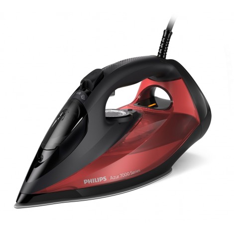 Philips 7000 series DST7022/40 iron Steam iron SteamGlide Plus soleplate 2800 W Black, Red