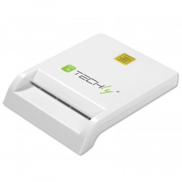 Techly Compact /Writer USB2.0 White I-CARD ...