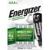 ENERGIZER BATTERY Accu Recharge Power Plus 700 mAh AAA HR3/4 Rechargeable, 4 pieces