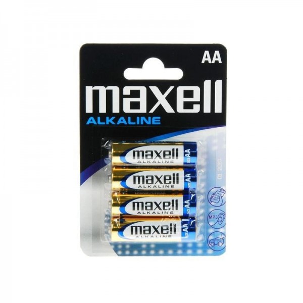 MAXELL alkaline battery LR6, 4 pcs.