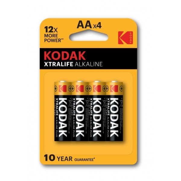 Kodak XTRALIFE alkaline AA battery (4 ...