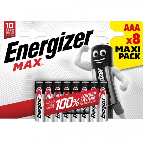 ENERGIZER BATTERIES MAX AAA LR03 /8 ...
