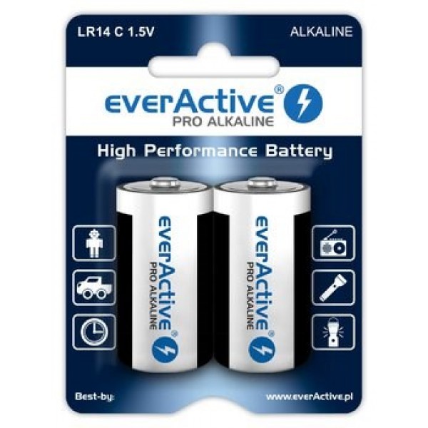 Alkaline batteries everActive Pro Alkaline LR14 ...