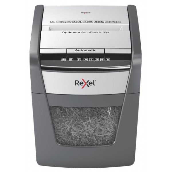 Rexel Optimum AutoFeed+ 50X paper shredder ...